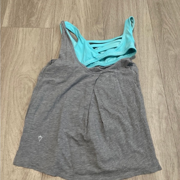 Ivivva Gray and Blue Kids Tank Top - Picture 2 of 3